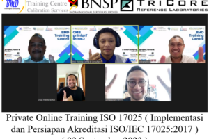 Private Online Training ISO 17025 ( Implementasi dan Persiapan Akreditasi ISO/IEC 17025:2017 ) ( 02 September 2023 )