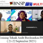 Online Training Teknik Audit Berdasarkan ISO 19011 ( 21-22 September 2023 )
