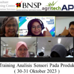 Online Training Analisis Sensori Pada Produk Pangan ( 30-31 Oktober 2023 )