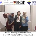 Offline Training Document Control ( 13-14 November 2023 Di Tanggerang )