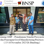 Training GMP – Pemahaman Standar Persyaratan dan Penerapan Good Manufacturing Practices ( 15-16 November 2023 Di Bandung )