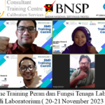 Online Training Peran dan Fungsi Tenaga Laboran di Laboratorium ( 20-21 November 2023 )