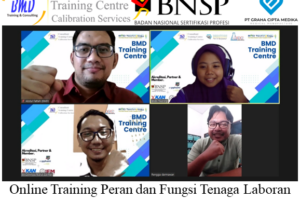 Online Training Peran dan Fungsi Tenaga Laboran di Laboratorium ( 20-21 November 2023 )
