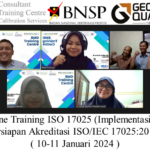 Online Training ISO 17025 (Implementasi dan Persiapan Akreditasi ISO/IEC 17025:2017) ( 10-11 Januari 2024 )