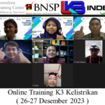 Online Training K3 Kelistrikan ( 26-27 Desember 2023 )