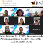 Online Training ISO 17025 ( Implementasi dan Persiapan Akreditasi ISO/IEC 17025:2017 ) ( 22-23 Januari 2024 )