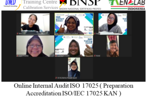Online Training Internal Audit ISO 17025 ( Preparation Accreditation ISO/IEC 17025 KAN ) ( 18-19 Januari 2024 )