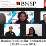 Online Training Food Handler (Penjamah Makanan) ( 18-19 Januari 2024 )