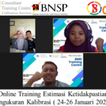Online Training Estimasi Ketidakpastian Pengukuran Kalibrasi ( 24-26 Januari 2024 )