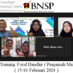 Online Training Food Handler ( Penjamah Makanan ) ( 15-16 Februari 2024 )