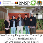 Offline Training Pengambilan Contoh Uji Air ( PCUA ) Sertifikasi BNSP ( 27-29 Februari 2024 di Bogor )