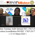 Online Training Audit Internal ISO 17025:2017 (Preparation Accreditation ISO/IEC 17025:2017 KAN) ( 13-14 Maret 2024 )