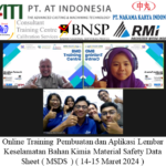 Online Training Pembuatan dan Aplikasi Lembar Keselamatan Bahan Kimia Material Safety Data Sheet ( MSDS ) ( 14-15 Maret 2024 )