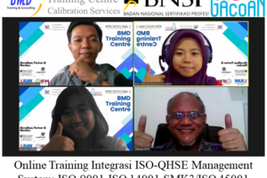 Online Training Integrasi ISO-QHSE Management System: ISO 9001-ISO 14001-SMK3/ISO 45001 ( 03-05 April 2024 )