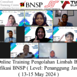 Online Training Pengolahan Limbah B3 Sertifikasi BNSP ( Level: Penanggung Jawab ) ( 13-15 May 2024 )