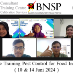 Online Training Pest Control for Food Industry ( 10 & 14 Juni 2024 )