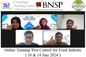 Online Training Pest Control for Food Industry ( 10 & 14 Juni 2024 )