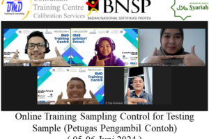 Online Training Sampling Control for Testing Sample (Petugas Pengambil Contoh) ( 05-06 Juni 2024 )