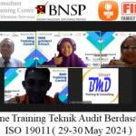 Online Training Teknik Audit Berdasarkan ISO 19011 ( 29-30 May 2024 )