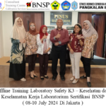 Offline Training Laboratory Safety K3 – Kesehatan dan Keselamatan Kerja Laboratorium Sertifikasi BNSP ( 08-10 July 2024 Di Jakarta )