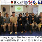 Offline Training Anggota Tim Penyusunan AMDAL Sertifikasi BNSP ( 17-19 Juli 2024 di Jakarta )