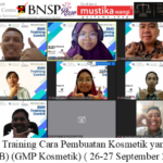 Online Training Cara Pembuatan Kosmetik yang Baik (CPKB) (GMP Kosmetik) ( 26-27 September 2024 )