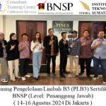 Offline Training Pengelolaan Limbah B3 (PLB3) Sertifikasi BNSP (Level: Penanggung Jawab) ( 14-16 Agustus 2024 Di Jakarta )