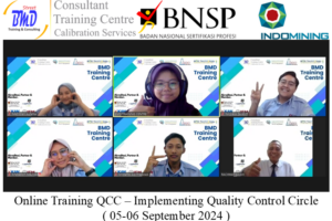 Online Training QCC – Implementing Quality Control Circle ( 05-06 September 2024 )
