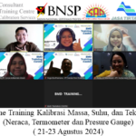 Online Training Kalibrasi Massa, Suhu, dan Tekanan (Neraca, Termometer dan Presure Gauge) ( 21-23 Agustus 2024)