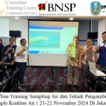 Offline Training Sampling Air dan Teknik Pengambilan Sample Kualitas Air ( 21-22 November 2024 Di Jakarta )