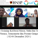 Online Training Kalibrasi Massa, Suhu dan Tekanan ( Neraca, Termometer dan Presure Gauge ) ( 02-04 Desember 2024 )