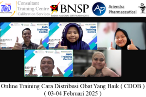 Training Cara Distribusi Obat Yang Baik (CDOB)