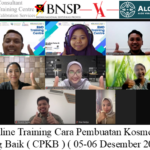 Online Training Cara Pembuatan Kosmetik Yang Baik ( CPKB ) ( 05-06 Desember 2024 )