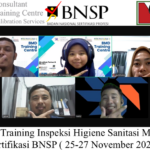 Online Training Inspeksi Higiene Sanitasi Makanan Sertifikasi BNSP ( 25-27 November 2024 )